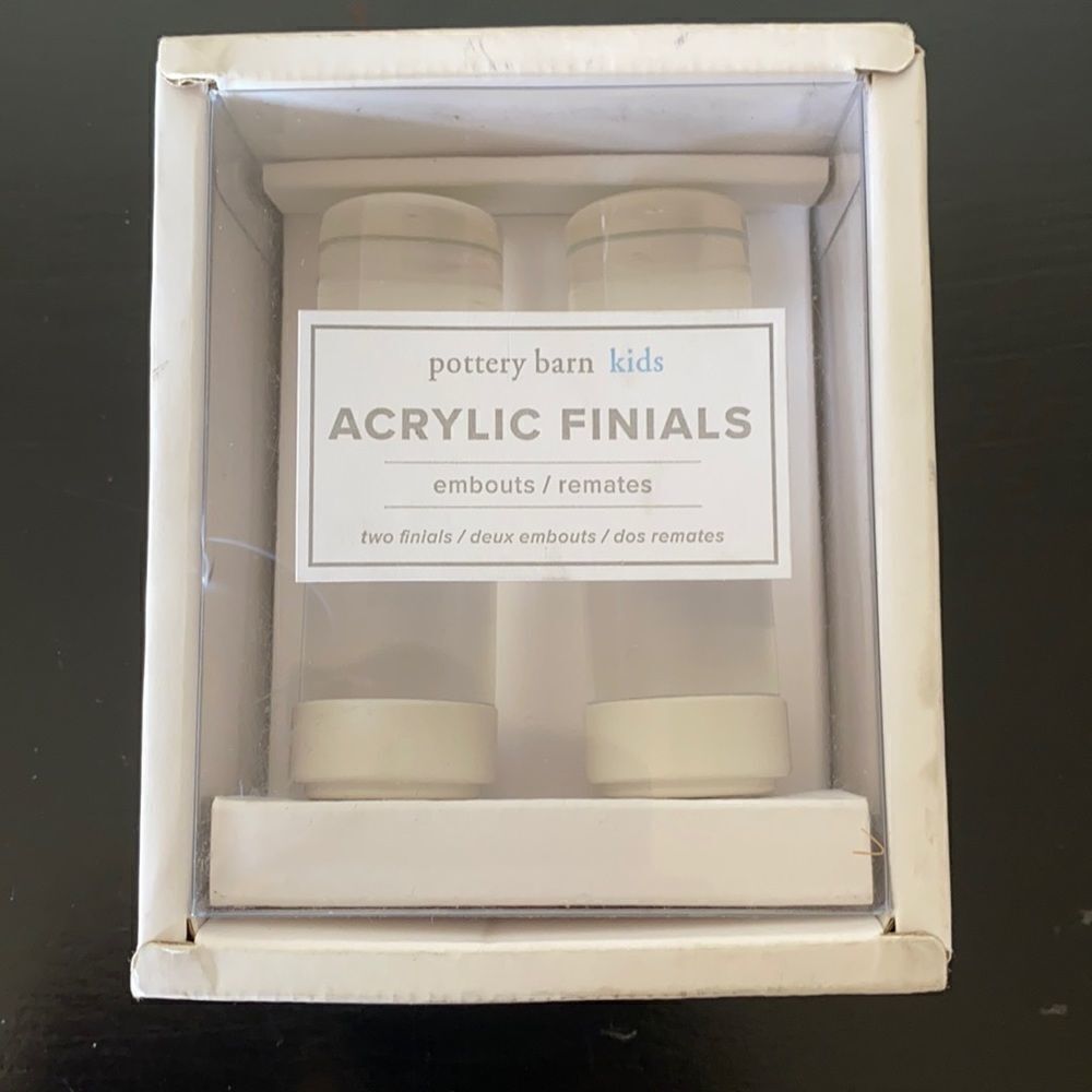 Pottery Barn Kids Acrylic Finials